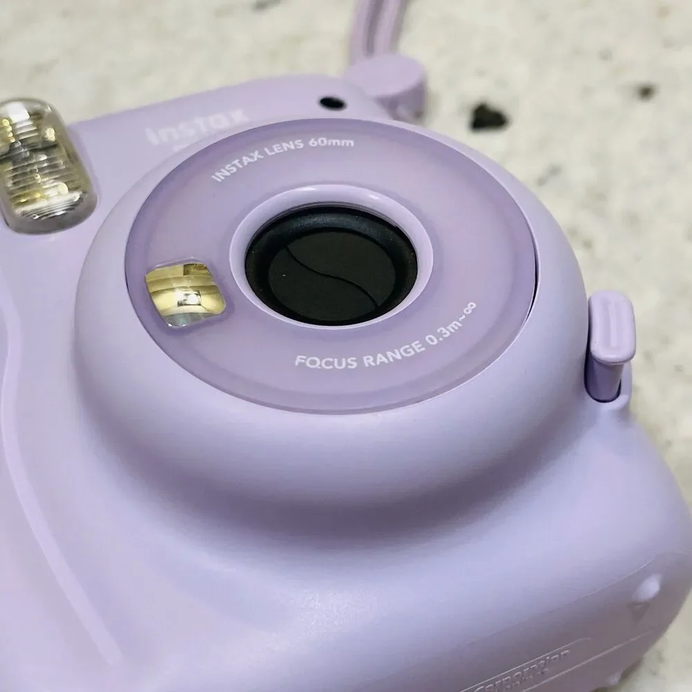 Fujifilm Instax Mini 11 Instant Camera Purple Lilac Lavender W/ Mermaid Film